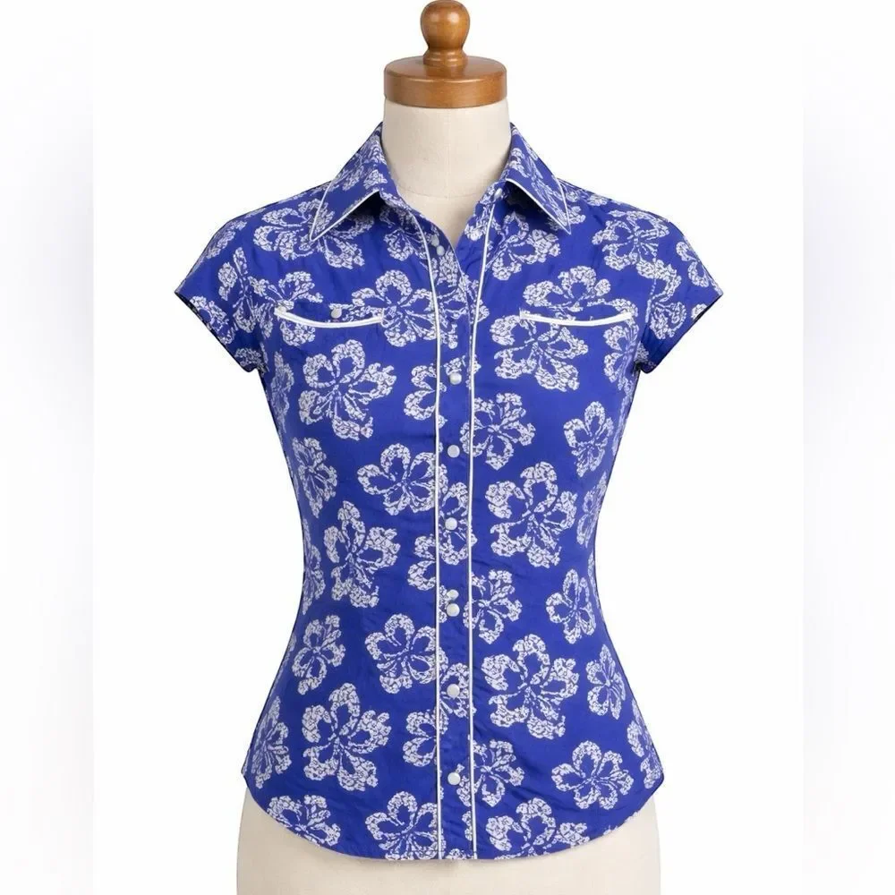 Angel Ranch Western Pearl Snap Shirt – Women’s Small - Picture 2 of 7
